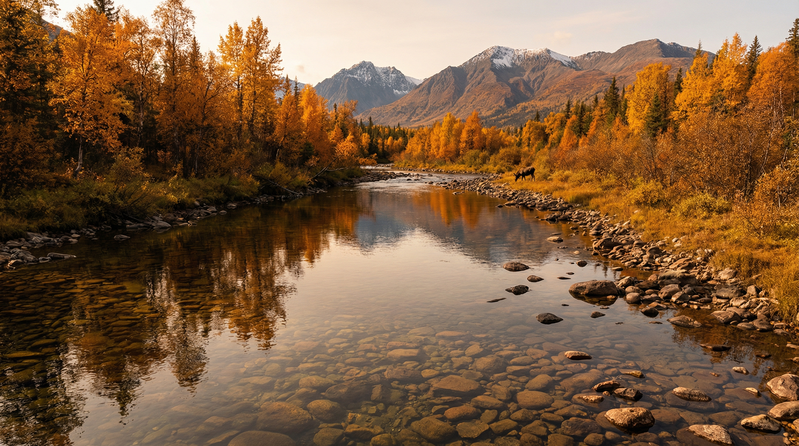 加拿大28 - 幸运河秋日景色